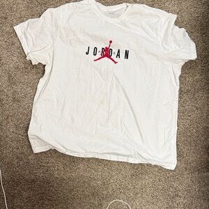 Jordan White Logo Men's Tee